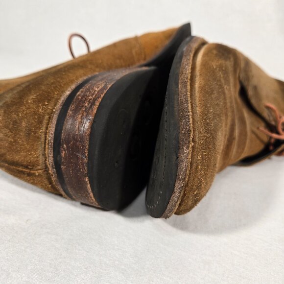 THURSDAY BOOT CO. The Scout Chukka Cognac Suede Thrusted Boots Men's Size 10.5. - Picture 10 of 17
